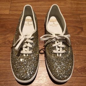 Keds for Kate Spade Glitter Sneakers (7.5)